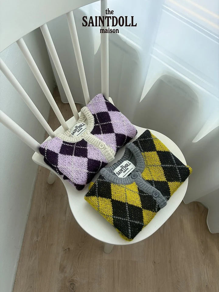 Little Foxx – Argyle Cardigan