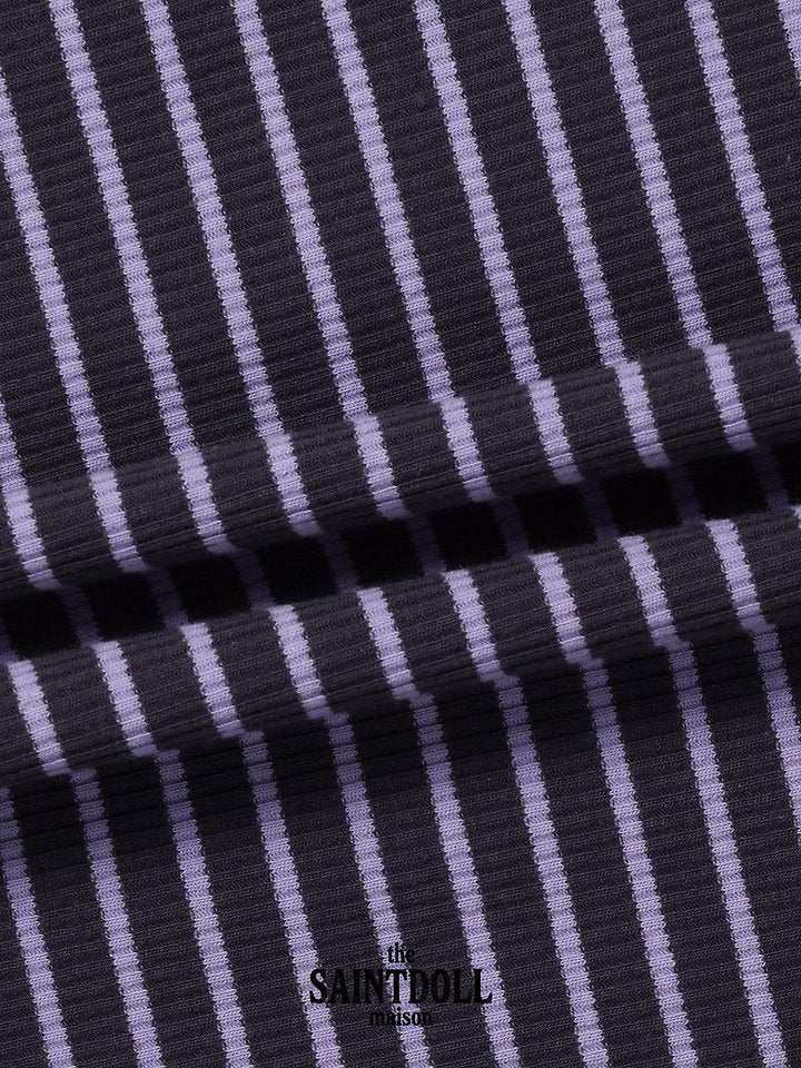 Little Foxx – Stripe Frill Tee