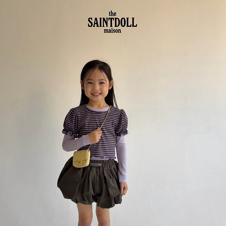 Little Foxx – Stripe Frill Tee