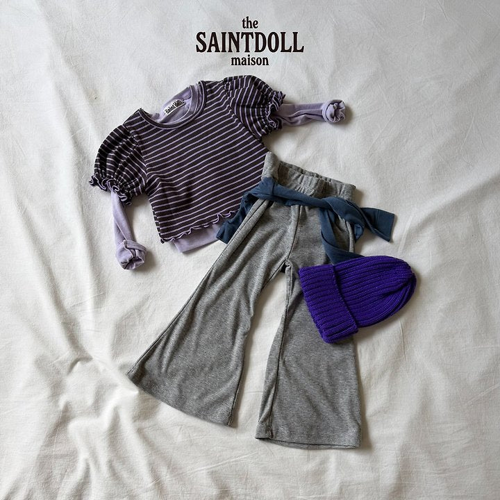 Little Foxx – Stripe Frill Tee