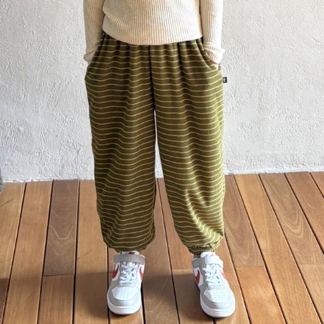 Little Foxx – Terry Striped Jogger Pants