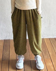 Little Foxx – Terry Striped Jogger Pants