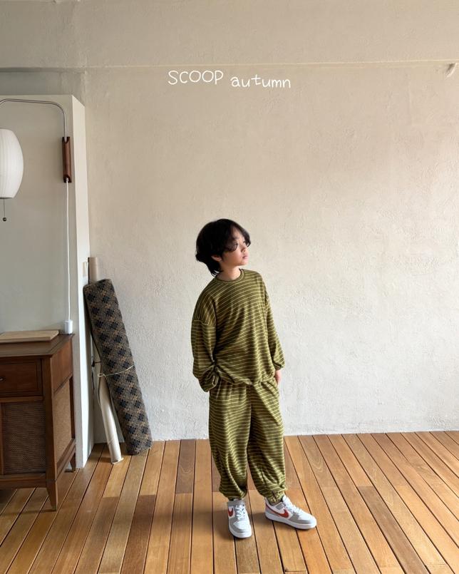 Little Foxx – Terry Striped Jogger Pants