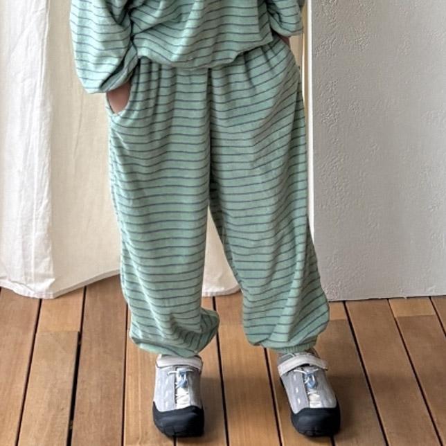 Little Foxx – Terry Striped Jogger Pants