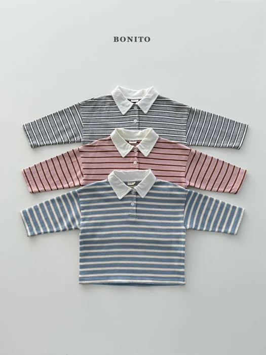 Tommy Stripe Collar Tee_byLittleFox_jetztvorbestellen