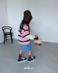 Little Foxx – Crayon Stripe Tee