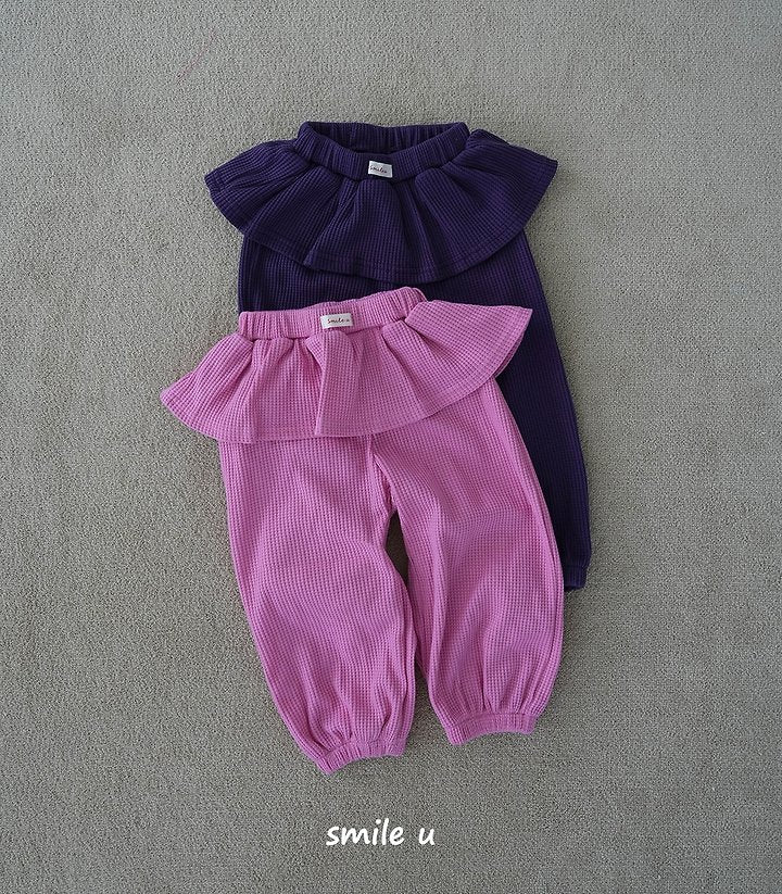 Little Foxx – Waffle Jogger Pants