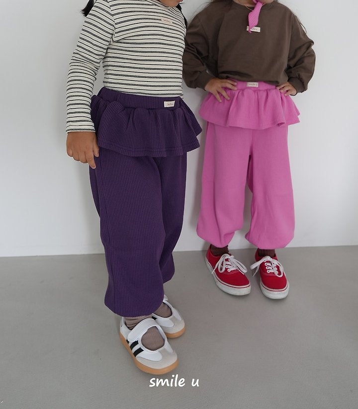 Little Foxx – Waffle Jogger Pants