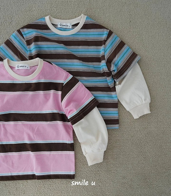 Little Foxx – Crayon Stripe Tee