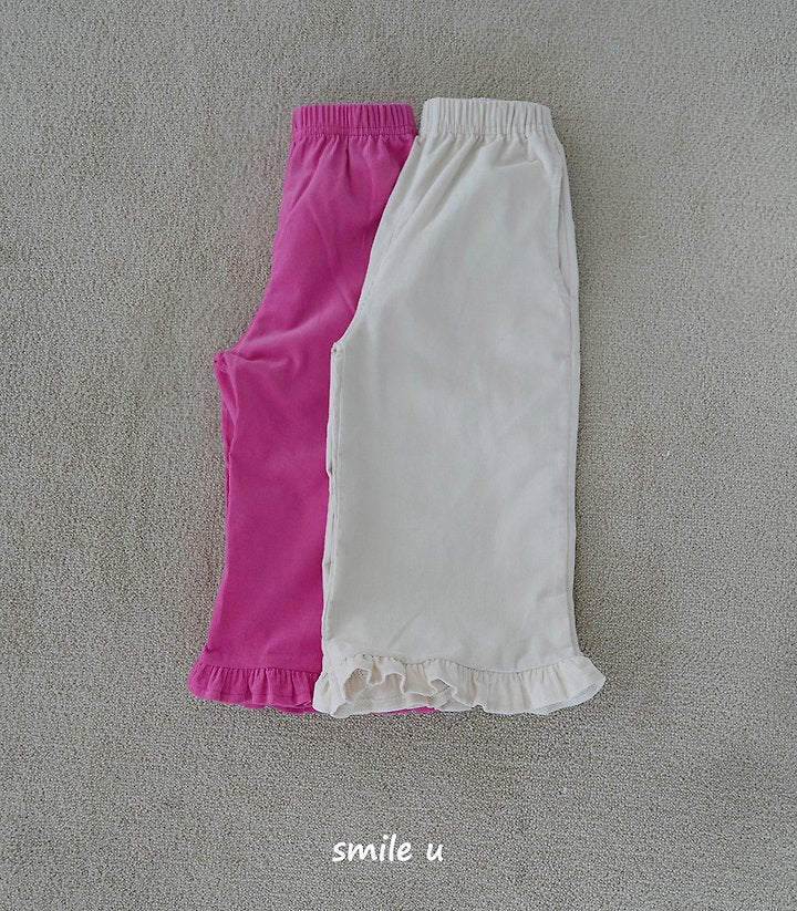 Little Foxx – Corduroy Frill Pants