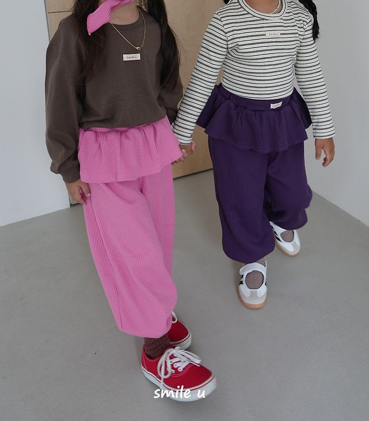 Little Foxx – Waffle Jogger Pants