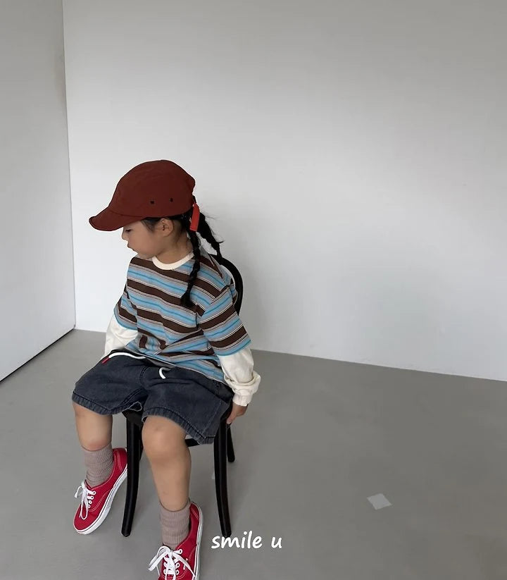 Little Foxx – Crayon Stripe Tee