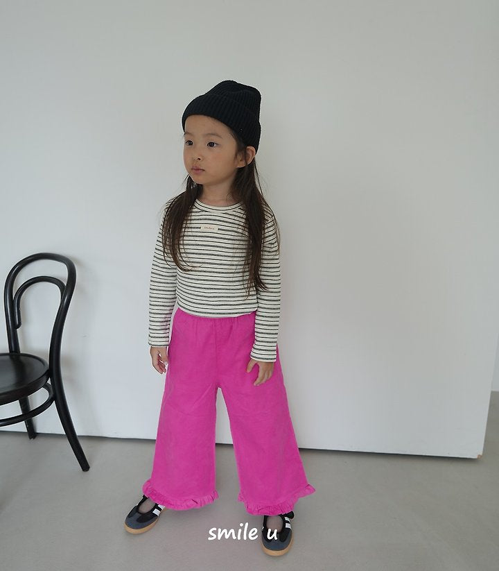 Little Foxx – Corduroy Frill Pants