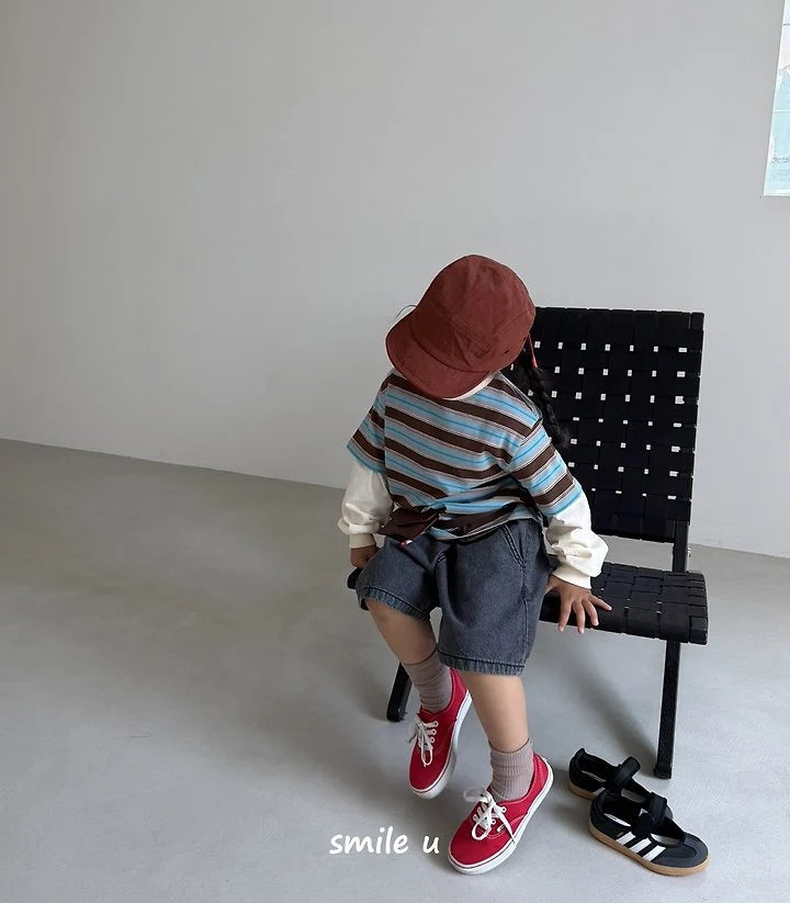 Little Foxx – Crayon Stripe Tee