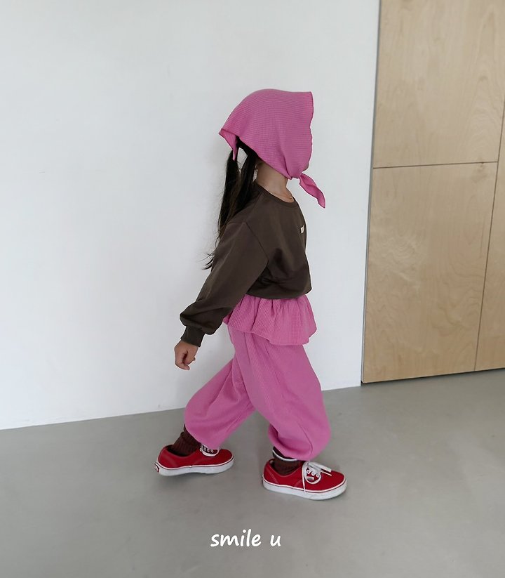 Little Foxx – Waffle Jogger Pants