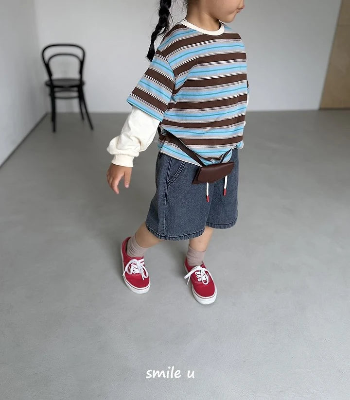 Little Foxx – Crayon Stripe Tee