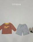 Little Foxx – Button Striped Tee