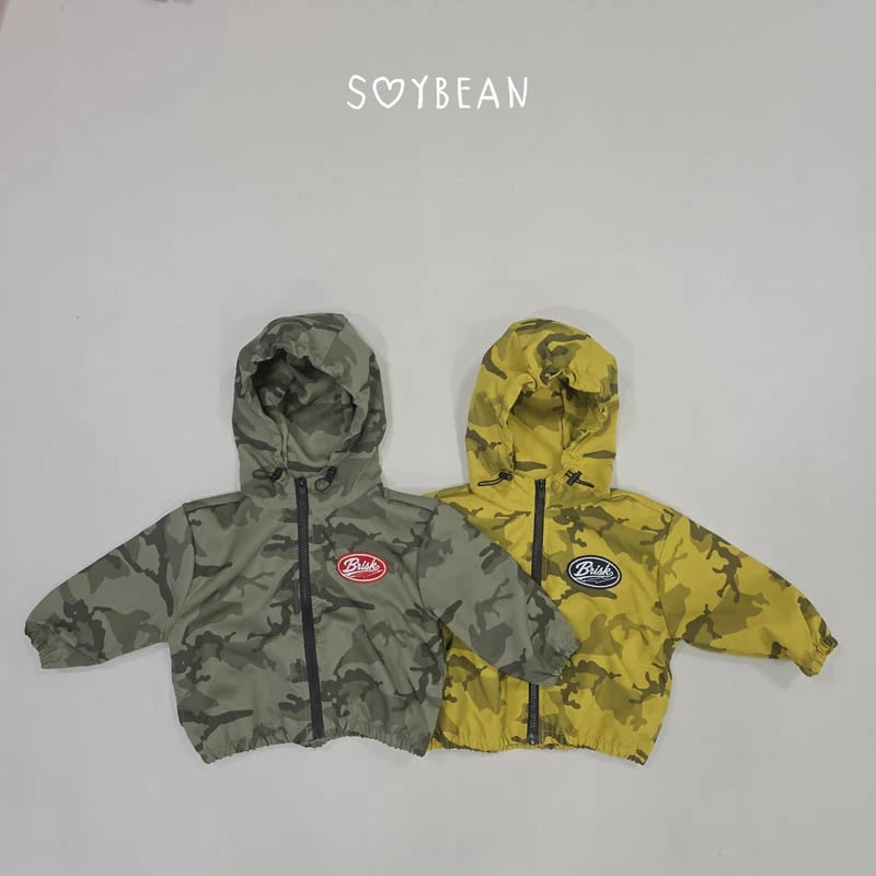 Little Foxx – Camo Hooded Windbreaker