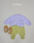 Little Foxx – Soft Color Block Top and Bottom Set
