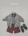 Little Foxx – Striped Collar Sweatshirt