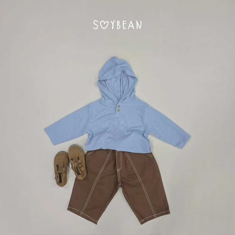 Little Foxx – Striped Button Hoodie
