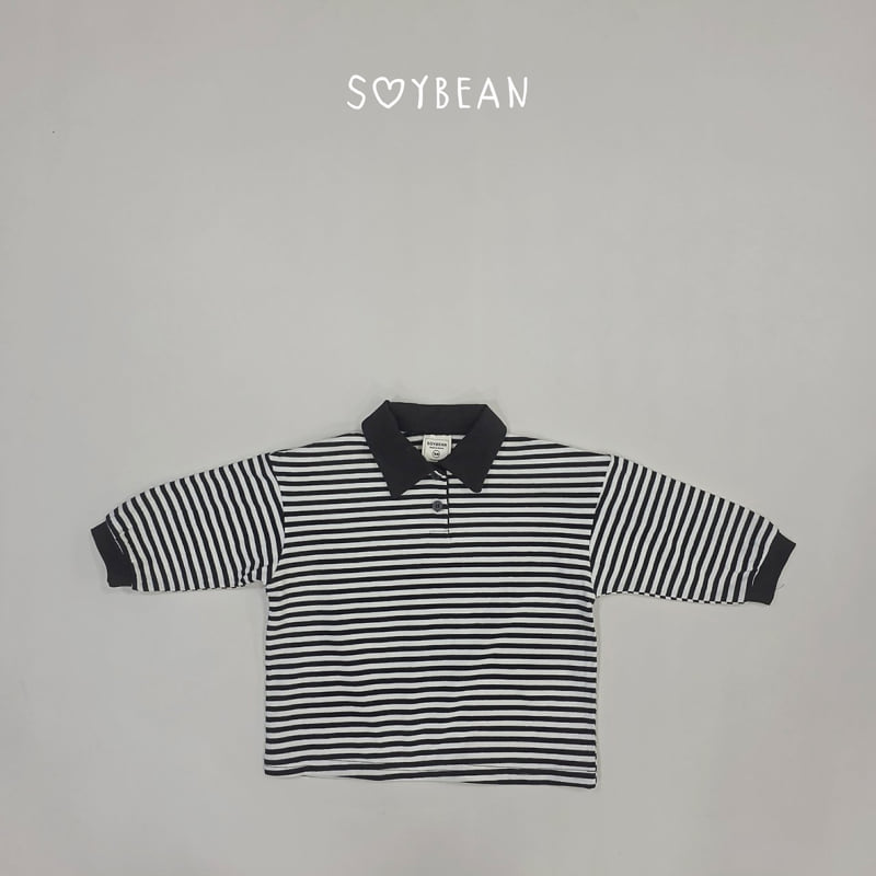Little Foxx – Striped Collar Sweatshirt