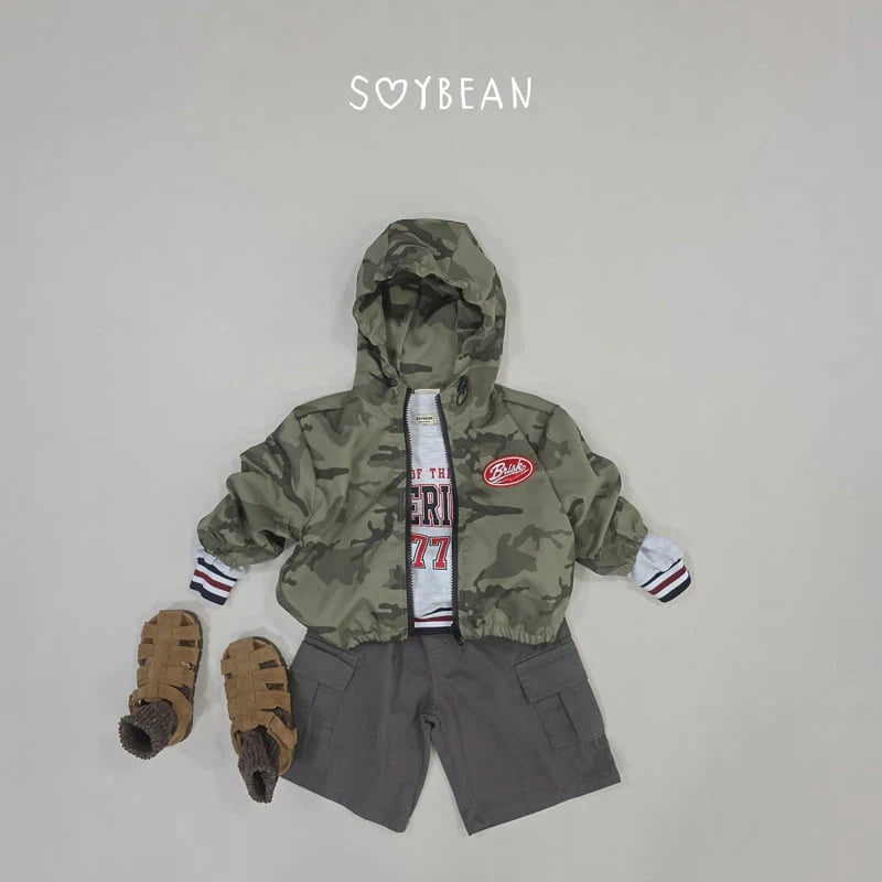 Little Foxx – Camo Hooded Windbreaker