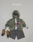 Little Foxx – Camo Hooded Windbreaker