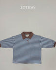 Little Foxx – Striped Collar Sweatshirt