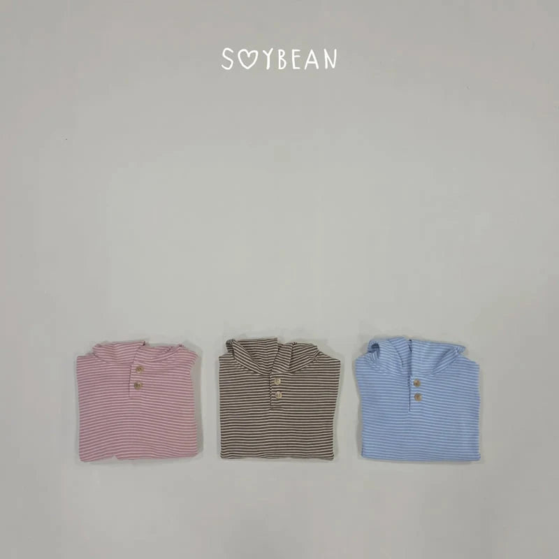 Little Foxx – Striped Button Hoodie