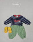 Little Foxx – Button Striped Tee