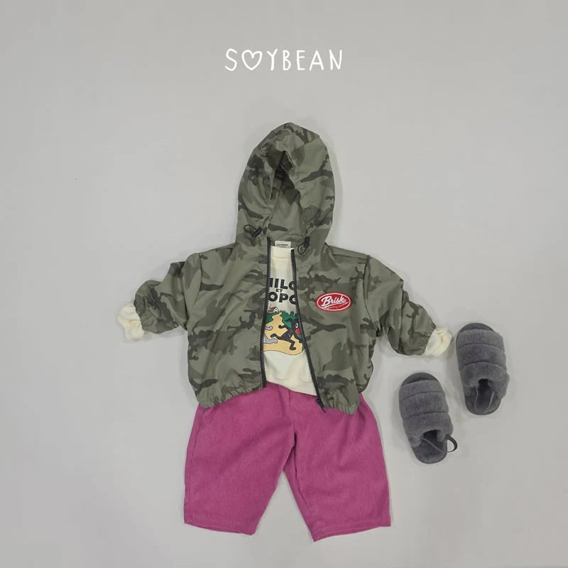 Little Foxx – Camo Hooded Windbreaker