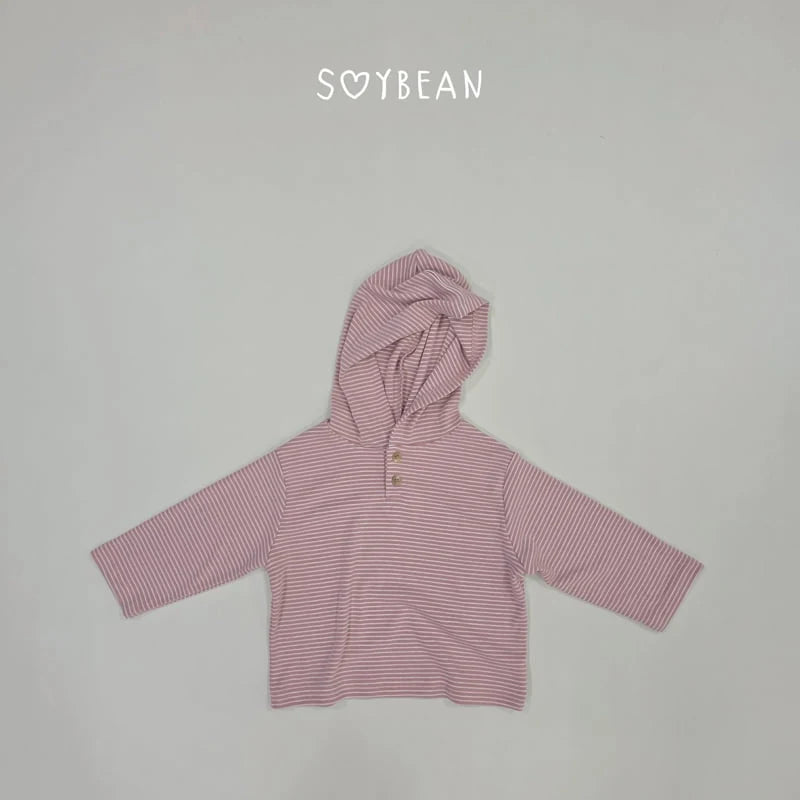 Little Foxx – Striped Button Hoodie