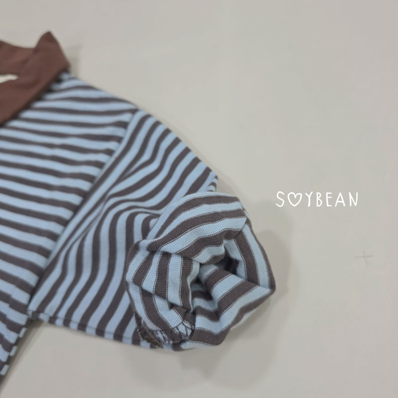 Little Foxx – Striped Collar Sweatshirt
