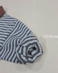 Little Foxx – Striped Collar Sweatshirt
