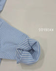 Little Foxx – Striped Button Hoodie