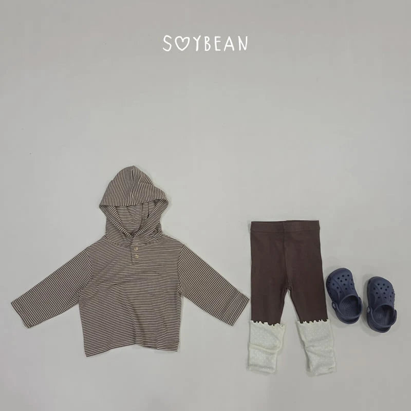 Little Foxx – Striped Button Hoodie