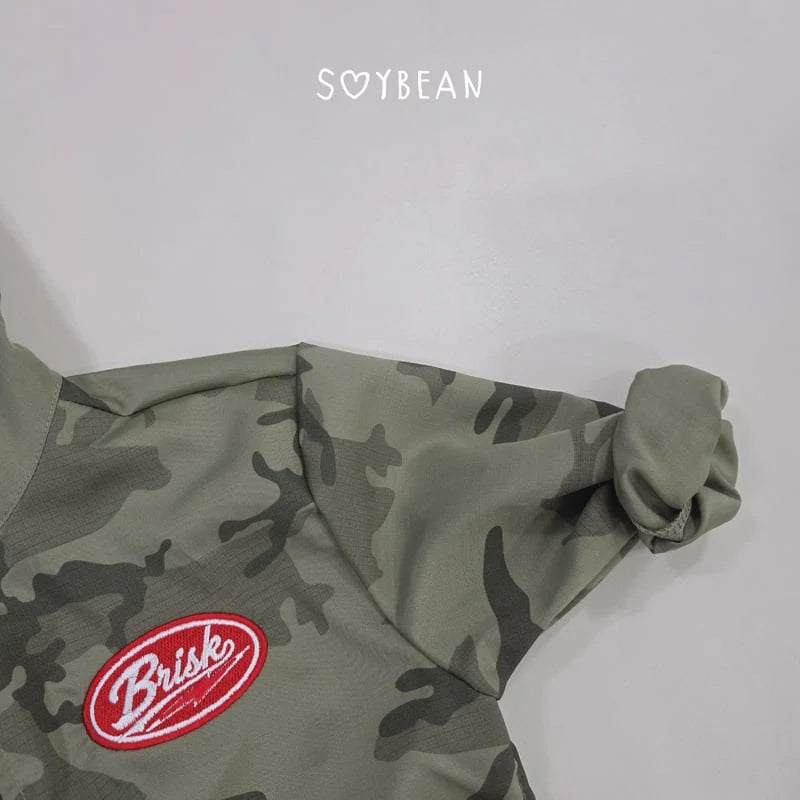 Little Foxx – Camo Hooded Windbreaker