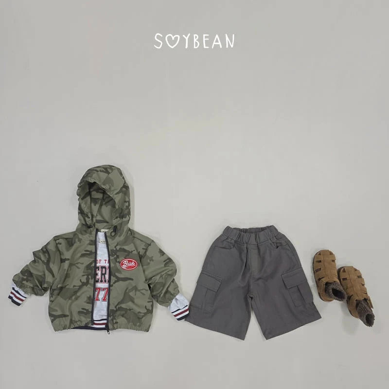 Little Foxx – Camo Hooded Windbreaker