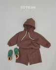 Little Foxx – Hooded Bermuda Top and Bottom Set