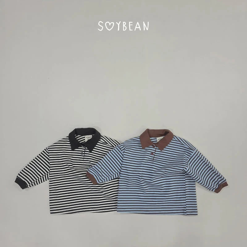 Little Foxx – Striped Collar Sweatshirt