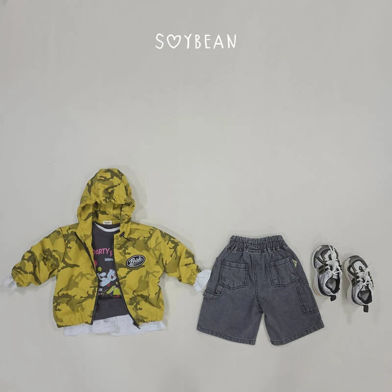 Little Foxx – Camo Hooded Windbreaker