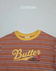 Little Foxx – Button Striped Tee