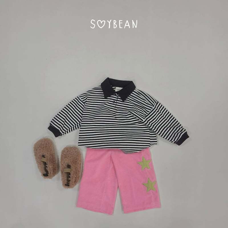 Little Foxx – Striped Collar Sweatshirt