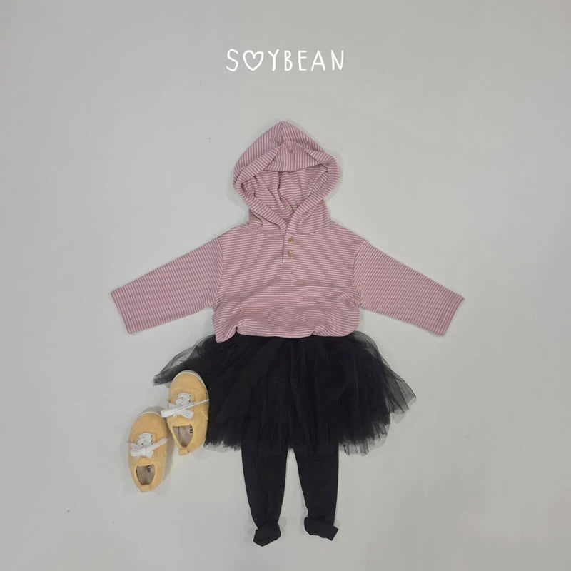 Little Foxx – Striped Button Hoodie