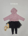 Little Foxx – Striped Button Hoodie