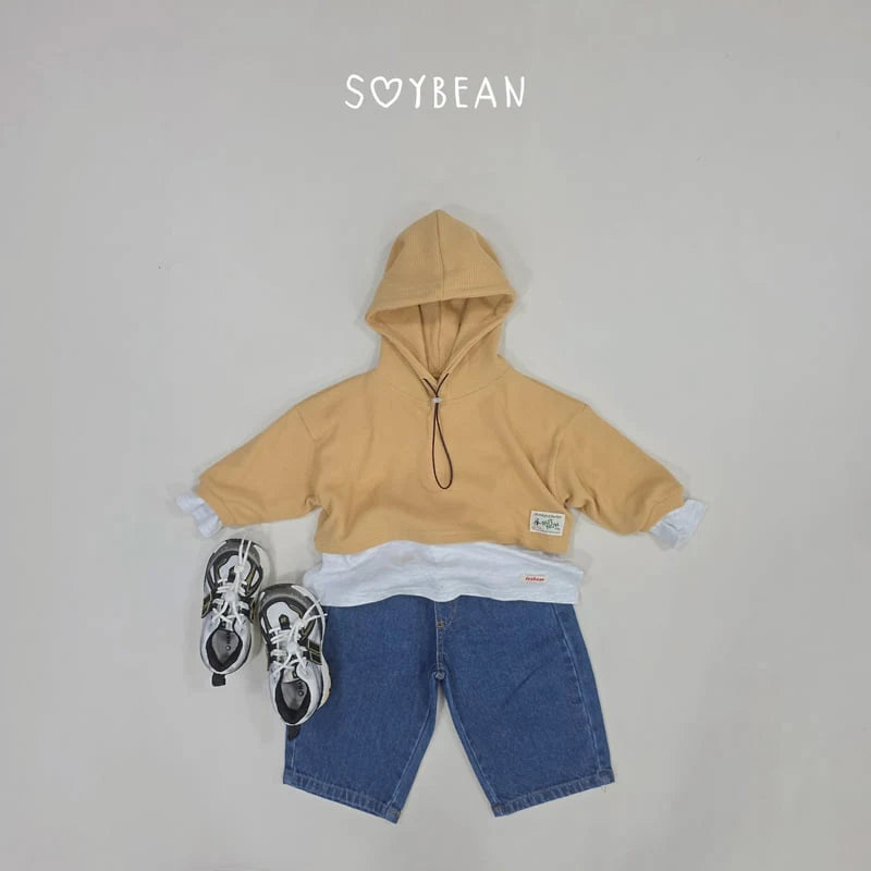 Little Foxx – Waffle String Hooded Tee