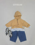 Little Foxx – Waffle String Hooded Tee