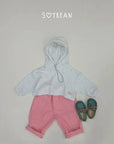 Little Foxx – Waffle String Hooded Tee