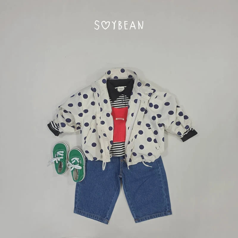 Little Foxx – Loose Fit Dot Safari Jacket
